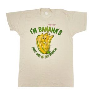 Vintage 1980 Tropix Togs Single Stitch Tee Monkey Jungle Miami Florida Bananas